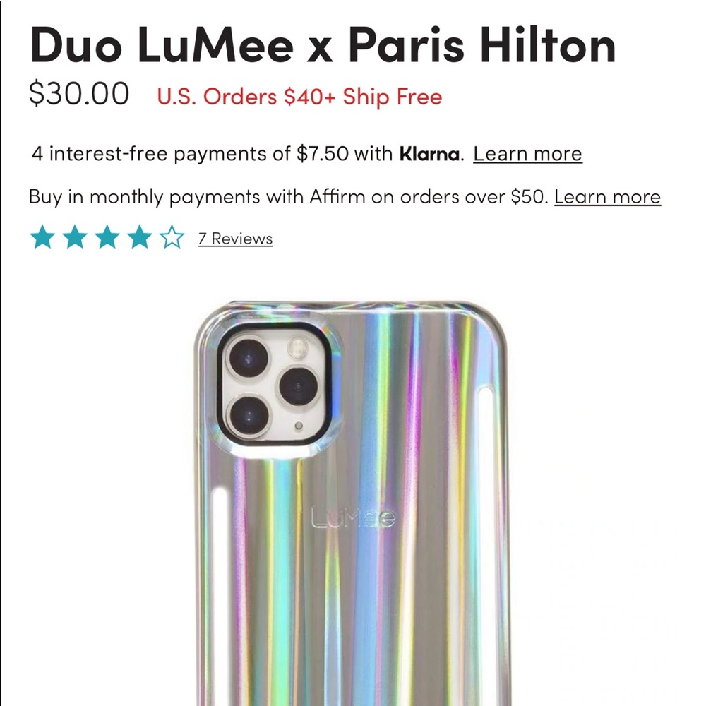 LuMee x Paris Hilton